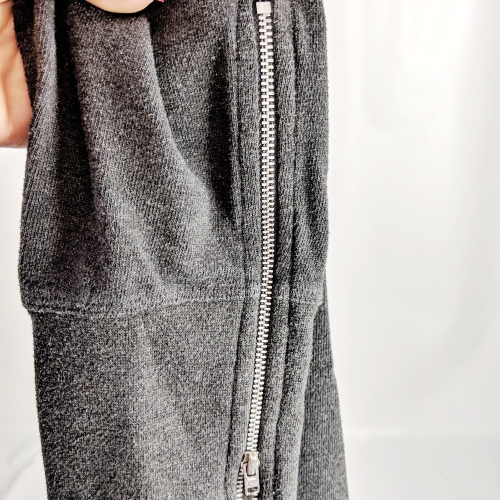 J.CREW ultraknit un-sweatpant grey zipper jogger - Picture 6 of 8
